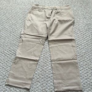 New York & Company cropped khakis; size 4; comfortable